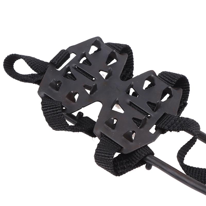 1 Paar ML Steigeisen Schuhüberzug 24 Zähne Anti-Rutsch Eisgriffe Greifer Schuhe Stiefel Wandern Eiskletterschuh Spikes Kletterkette