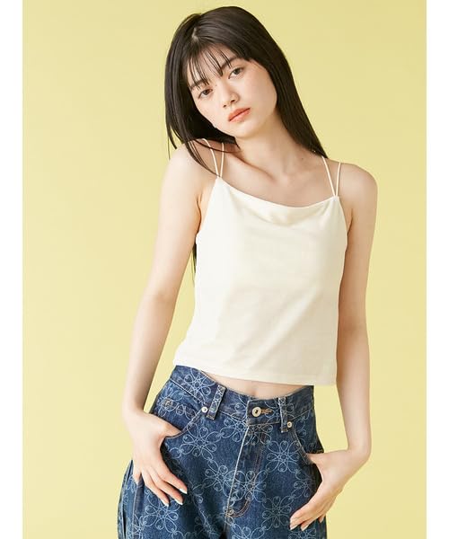 Lily Brown Velour Cami LWCT252045 White Cup-in Women's
