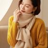 Women's 100% Pure Cashmere Scarf - Thick Knit, Warm & Casual for Autumn/Winter