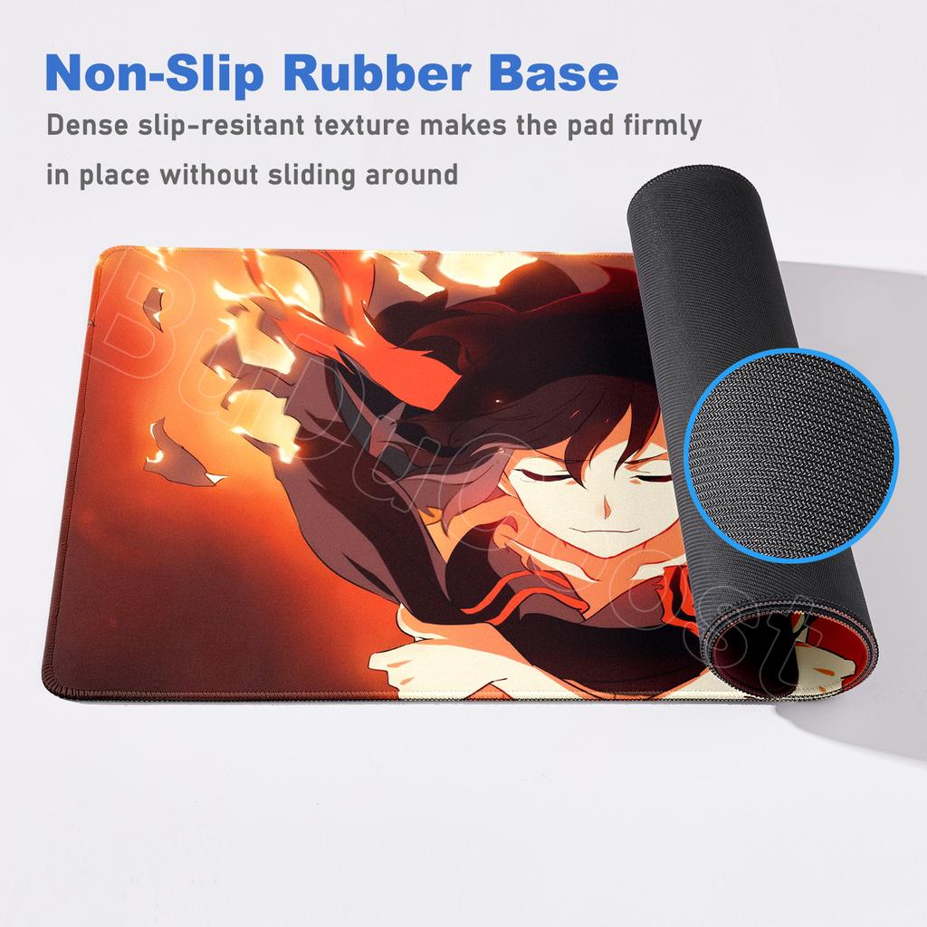 New Anime Kill La Kill Desk Mouse Pad Cute Matoi Ryuuko HD Desk Pad Anti Slip Rubber Gaming Keyboard Mat Large XXL Game Mousepad