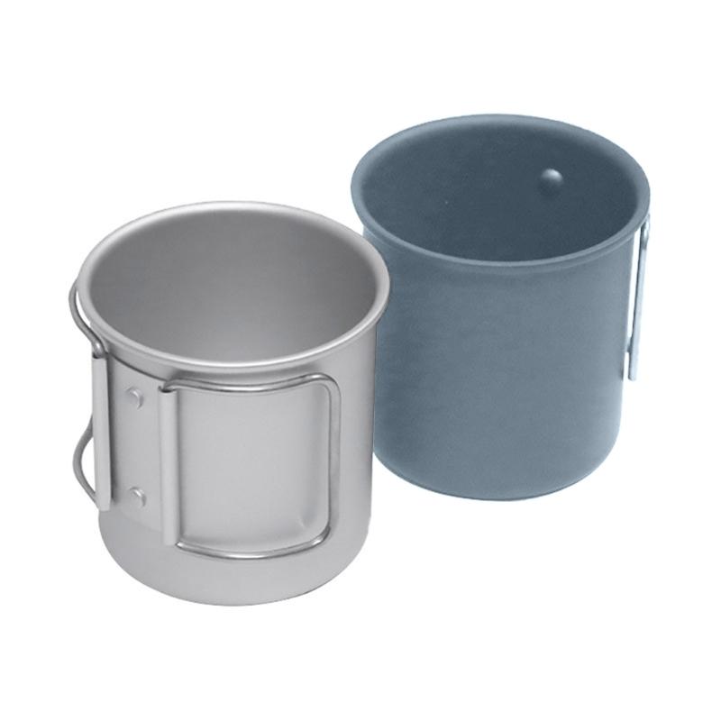 Durability Aluminum Alloys Cup Travelling Hand Brewed Coffees Cup Climbing Cup for Camping Hiking and Picnics