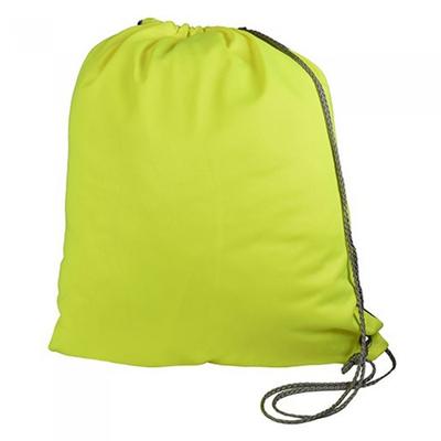 L-Merch Reflective Gym Single-Sided Drawstring Bag
