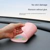 Car cute anti-slip mat car mobile phone center console high temperature storage mat creative decoration attached to the car acce