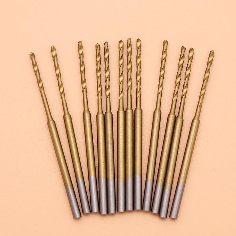 2.35mm Titanium-Plated Twist Drill Bit for Gold & Silver Jewelry and Amber Punching