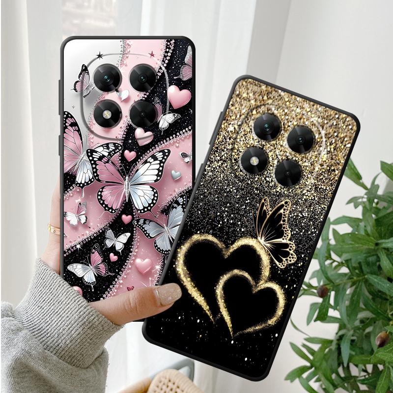 Creative Cartoon Butterfly Funda Phone Cover Case for Xiaomi Redmi Note 11 10S 9S 12 Pro 7 8 9 13 Pro Plus 10 11s 12s 14