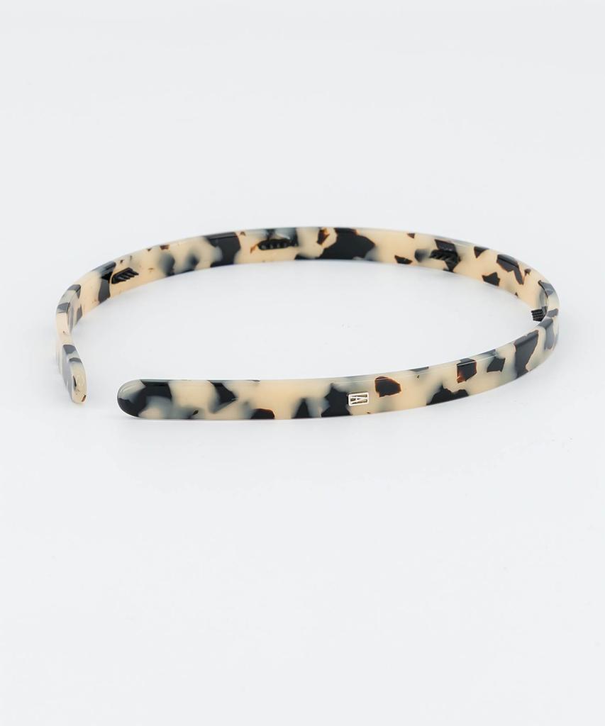 Alexandredeparis Pleasance Hairband Beige Tortoise