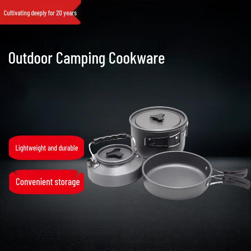 Outdoor Camping Cookware & Stove Set