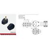 XIONGDA NEMA 10-30P 30A 125-250V Industrial Three-Hole Plug