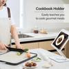 360° Rotatable 2 Adjustable Book Reading Stand Retaining Clip Reading Board Stand Ergonomic Foldable Tablet Stand