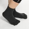 Soft Women Men Unisex Five Finger Sports Cotton Toe Socks