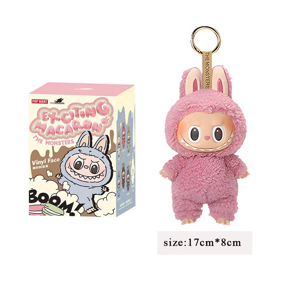 1:1Высококачественный Popmart Labubu The Monsters Lisa Seme Heart Macarrr Серия Виниловая Основа Модная Игрушка Украшения Подарки на День Рождения