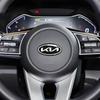 Koolstofvezel Auto Stuurwiel Embleem Sticker Badge Voor KIA K2 K3 K5 KX5 Sportage GT R Stinger Rio Optima Sorento Forte Soul