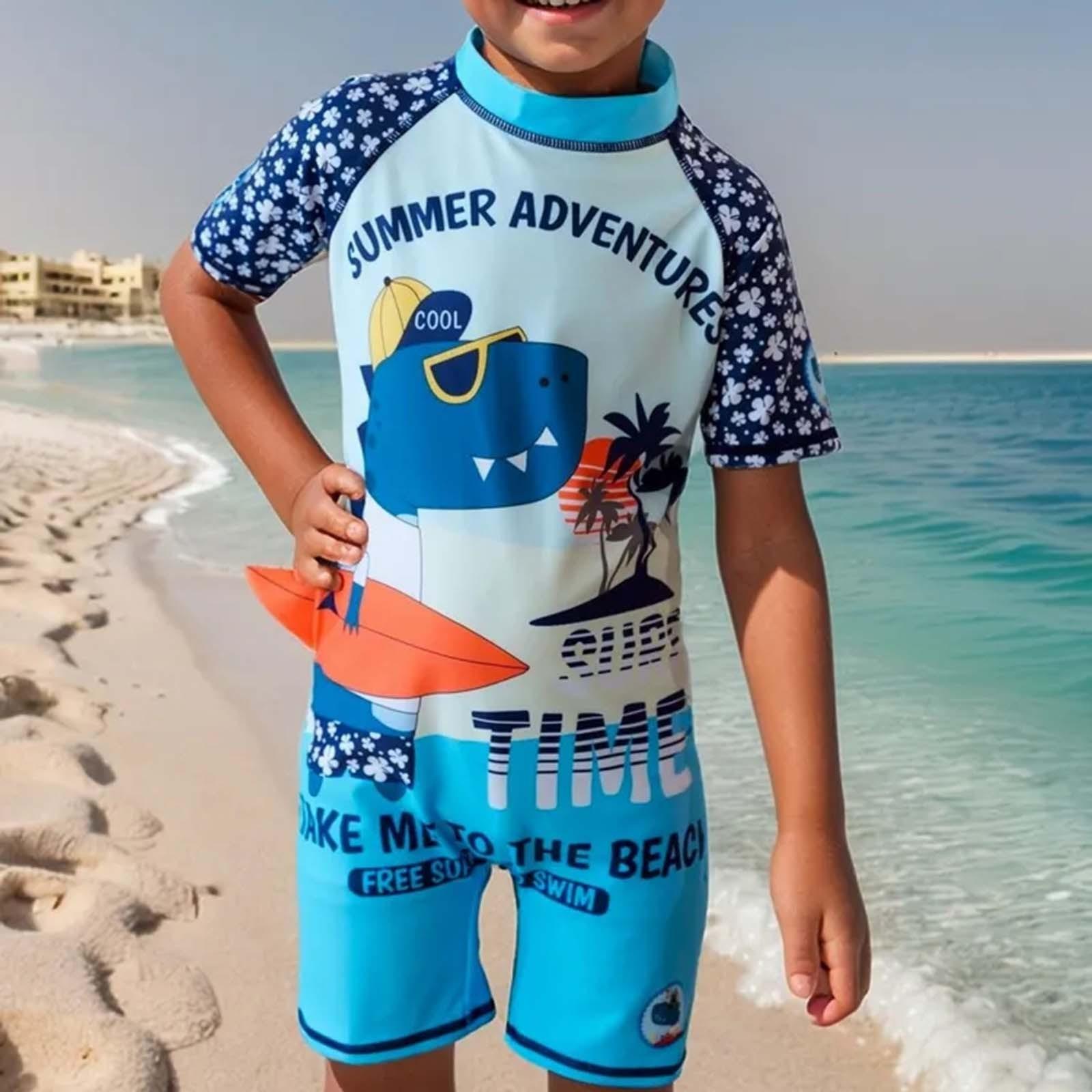 

Новый детский купальник слитный для мальчиков, милый детский купальник для мальчиков XL синий