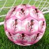 Messis Firande Pose Storlek 5 Fotboll Maskinsydd Inomhus/Utomhus Träning och Matcher Perfekt Minnesgåva för Fotbollsälskare