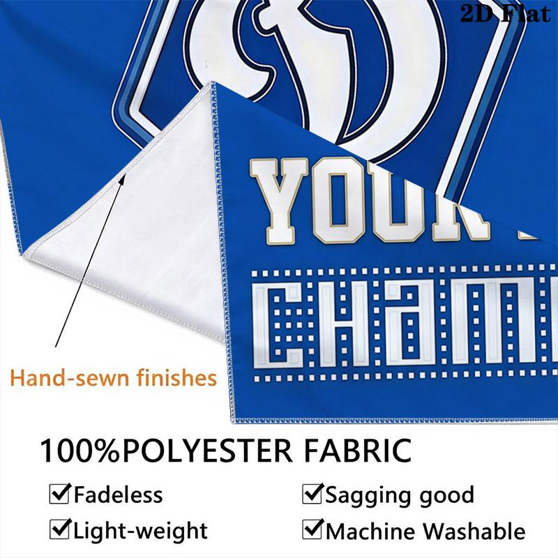 Custom Dynamo Kyiv Wall Hanging Printed Fabric Blanket Decorative Tapestries for Bedroom Living Room Home Decor