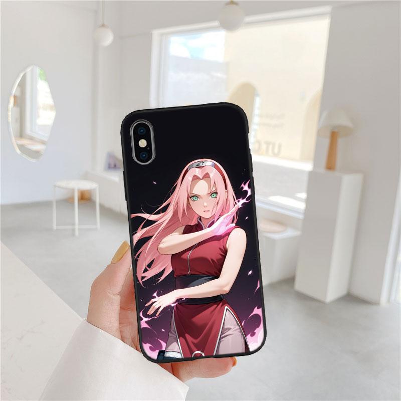 LO71 Naruto Sakura Haruno Soft Shell Phone Case for Redmi Note 13 14 Pro+ Plus A3 A3X 13X 13C 13R 14S 14C 14R