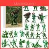 Calendario dell'Avvento di Natale Blind Box Con Personaggio Esercito Verde Ornamenti in Acrilico Per Decorazioni Natalizie e Regalo