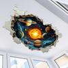 Creative Solar System Planet Wall Vinyl Stickers - Removable and Self-Adhesive Home Decor.