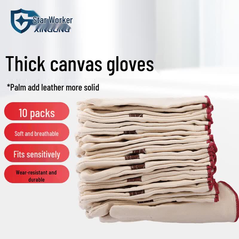 XINGGONG Heavy-Duty Canvas Work Gloves