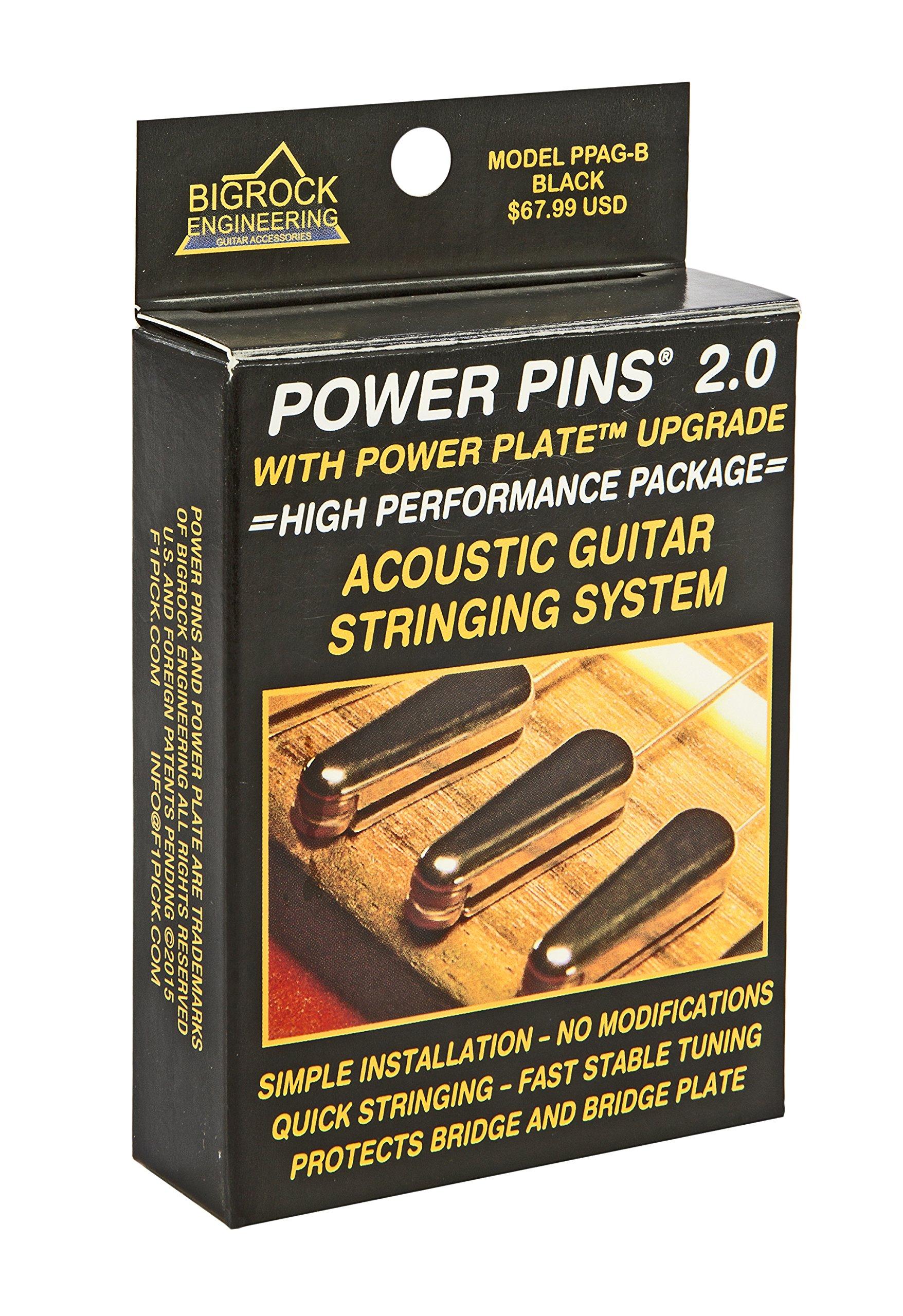 

Big Rock Engineering Power Pin Plate для акустической гитары + (черный)
