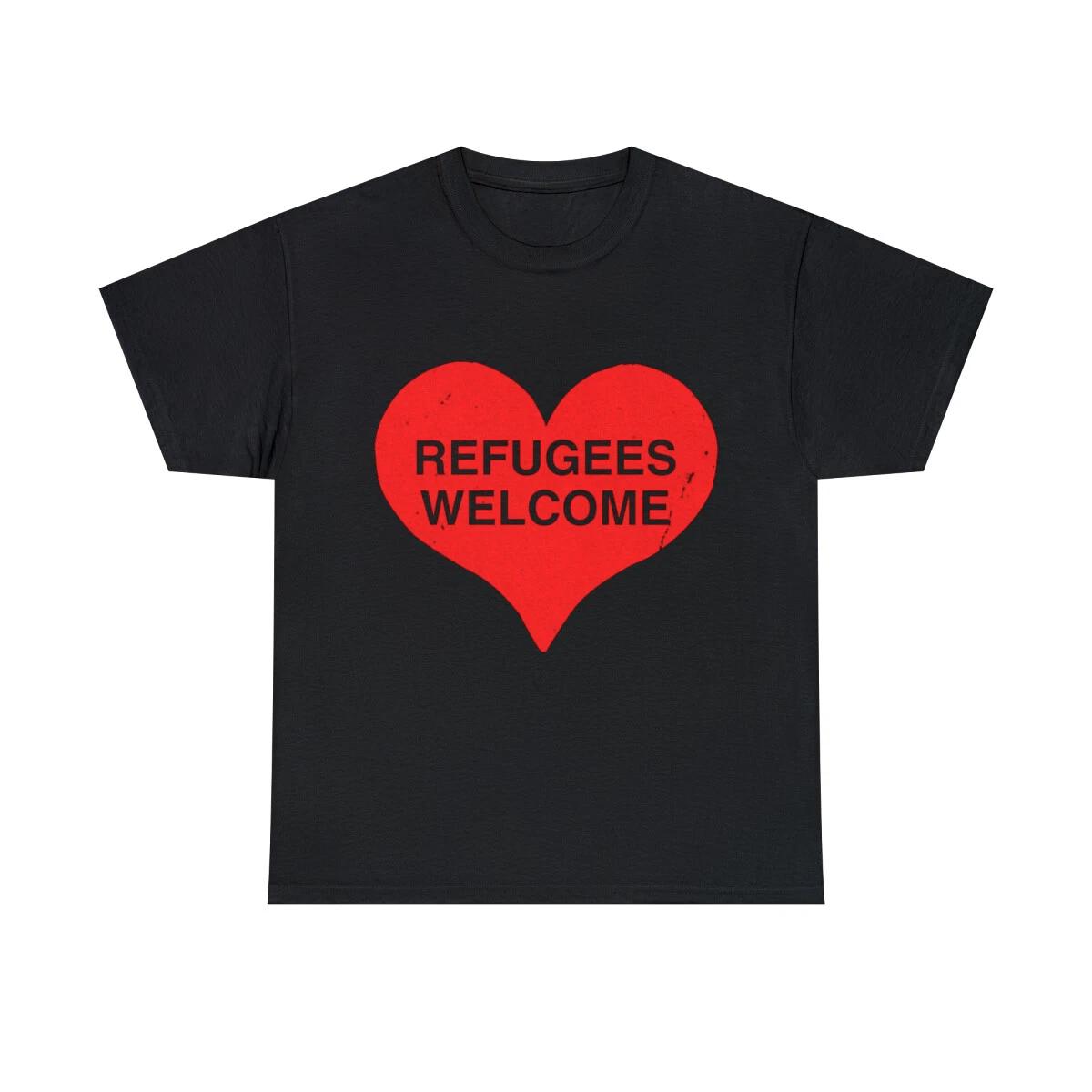 Syrian Refugees Welcome In The Us Graphic Tee Shirt, S-5XL 2XL