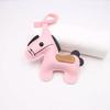 Artistic Horse Accent PU Keychain Accessory Wear Resistant Practical Key Organiser Charm with Delicate Craftsmanship