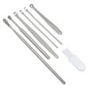 7Pcs Spring Earwax Cleaner Tool Set Portable Stainless Steel Ear Pick Set for Ear Cleaning