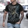 Men's Skull Graphic Prints Shirt T Shirt Tee Retro Shirts Short Sleeve T Shirt 3D Print Round Neck Shirt Vintage Designer Retro Street Daily Holiday
