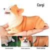 Realistic Corgi Puppy Heart Model: Cute Animal Toy & Desktop Ornament