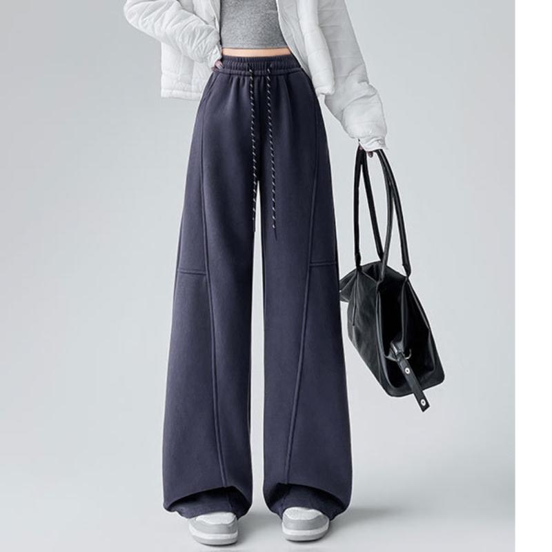 

Брюки палаццо Encore красного цвета для женского весенне-осеннего стиля, повседневные, для отдыха на открытом воздухе, для работы, спортивные, брюки-бананы XL