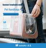 Portable Transparent Pet Backpack for Kittens and Small Dogs – Lightweight and Breathable Design