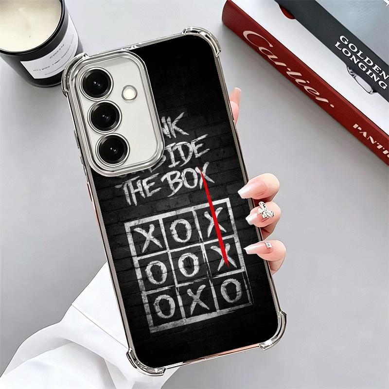 

Think Outside The Box Soft Phone Case For Samsung A17 A27 A07 A37 A57 A16 A56 A15 A55 A14 A54 A13 A53 A26 A36 A25 A35 A24 A34 A2 Samsung A25