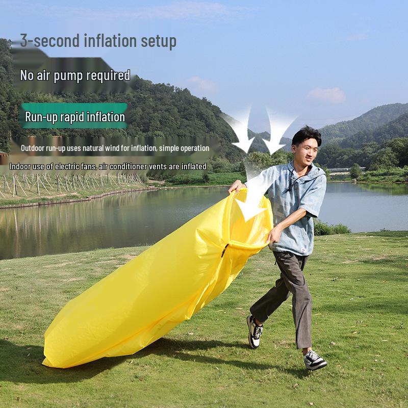 Saltea Sofa Gonflabilă Portabilă SunnyFeel pentru Camping și Festivaluri de Muzică