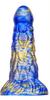 Cyrix Dildo 15.5 X 6cm Blue-Gold - MetallicAnal - Unusual Dildos