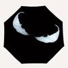 Villain Mask,Dark Symbolism Theme Automatic Compact Folding Cute Umbrella - Portable and Durable, 8-Bone Iron Umbrella for All Weather070706