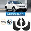 4Pcs Mudguards Mud Flap Guards For Front & Rear Wheel, No Drilling Required Vehicles Mudflaps Fenders Body Protection Compatible For 2011-2015 JUKE