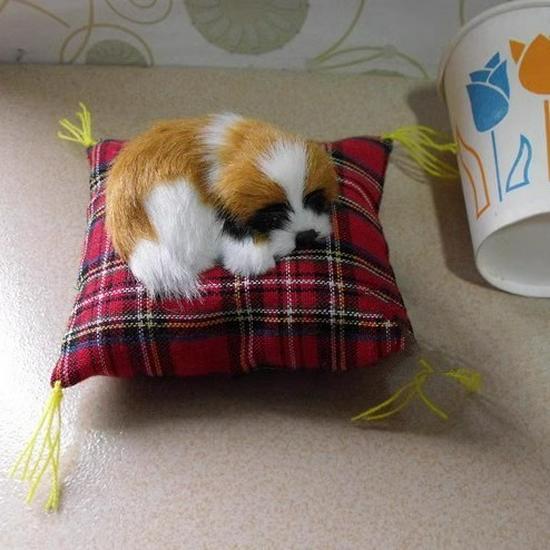 Creativo Mini Ornamento Cucciolo che Dorme - Decorazione per la Casa Regalo per la Fidanzata