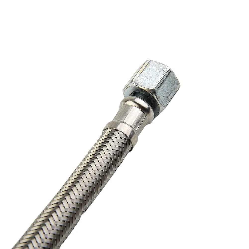1Pcs 400mm Air Compressor Exhaust Tube with Air Pump Check Valve 14/16/19mm Intake Tube Stainless Steel Hose Connecting Pipe