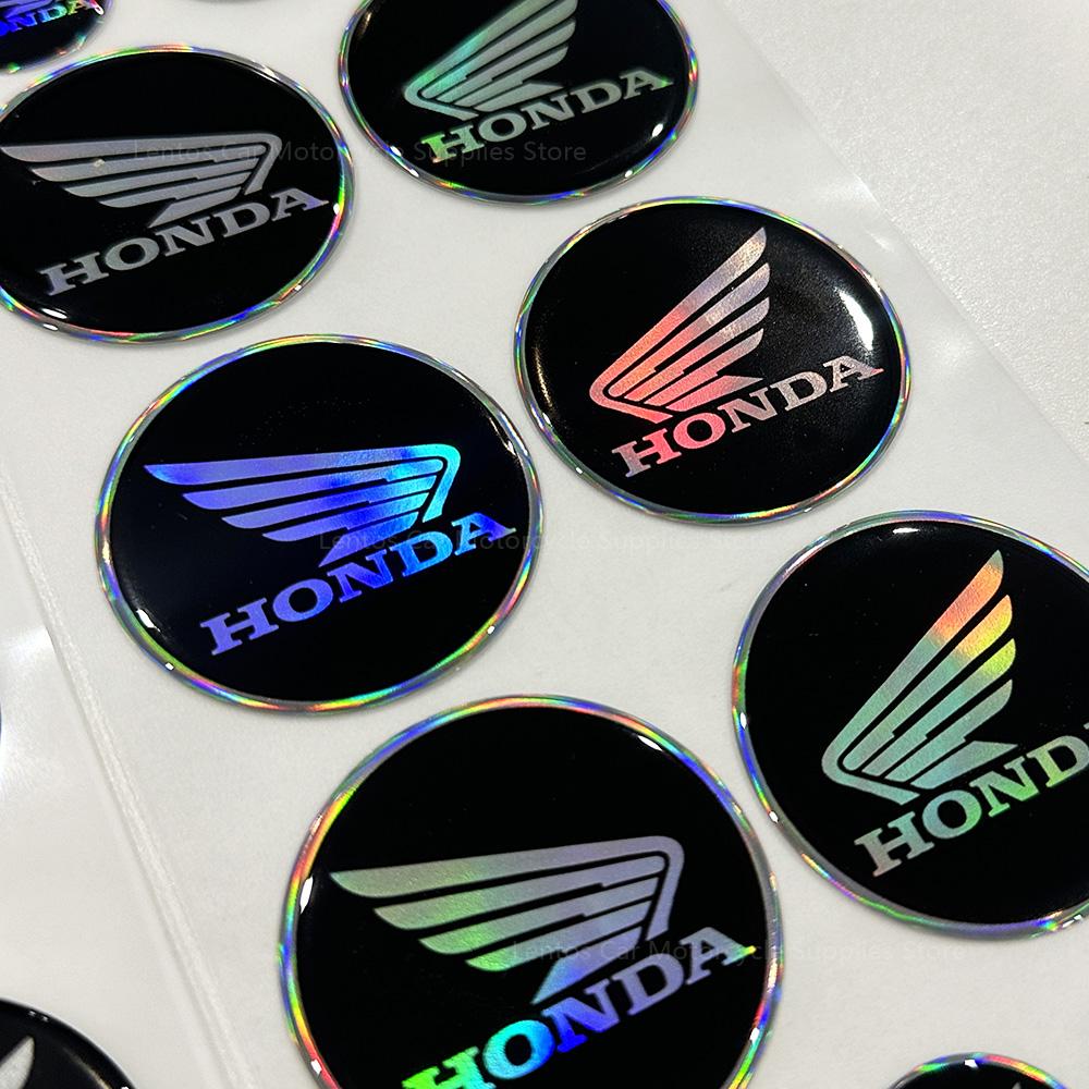 3D Car Logo Stickers Suitable for Honda Motorcycle Reflective ML64 Waterproof Motorcycle Racing Decorative Soft Adhesive Stickers