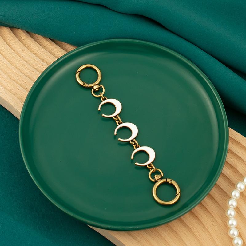 Bag Extension Chain Pearl Metal Accessories Love Buckle With One Shoulder Mahjong Armpit China-Chic Style