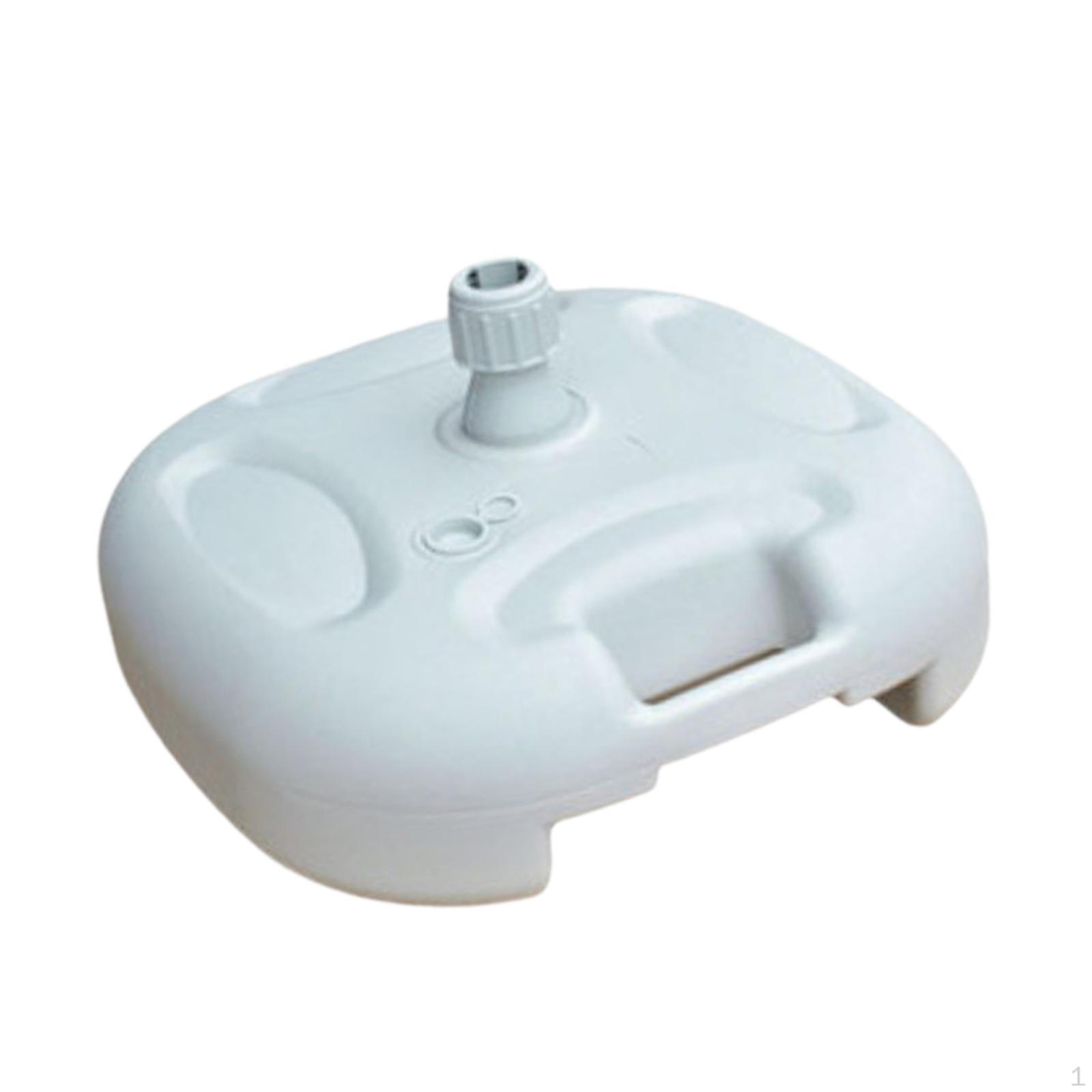 

20L Garden Umbrella Stand Weight Accessory Party Favors Arch Base for Outdoor Patio. белый