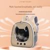 Transparent Portable Cat Backpack: Spacious, Breathable, Comfortable Pet Carrier for Outings