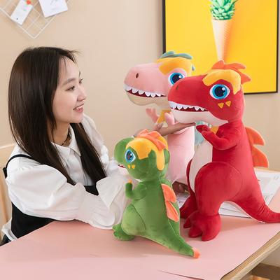 Kawaii kreslený dinosaurus Plyšové hračky Polštář Koníčky Obrovský Tyrannosaurus Rex Plyšové panenky Plyšové panenky pro děti Chlapci Hračky Dárky