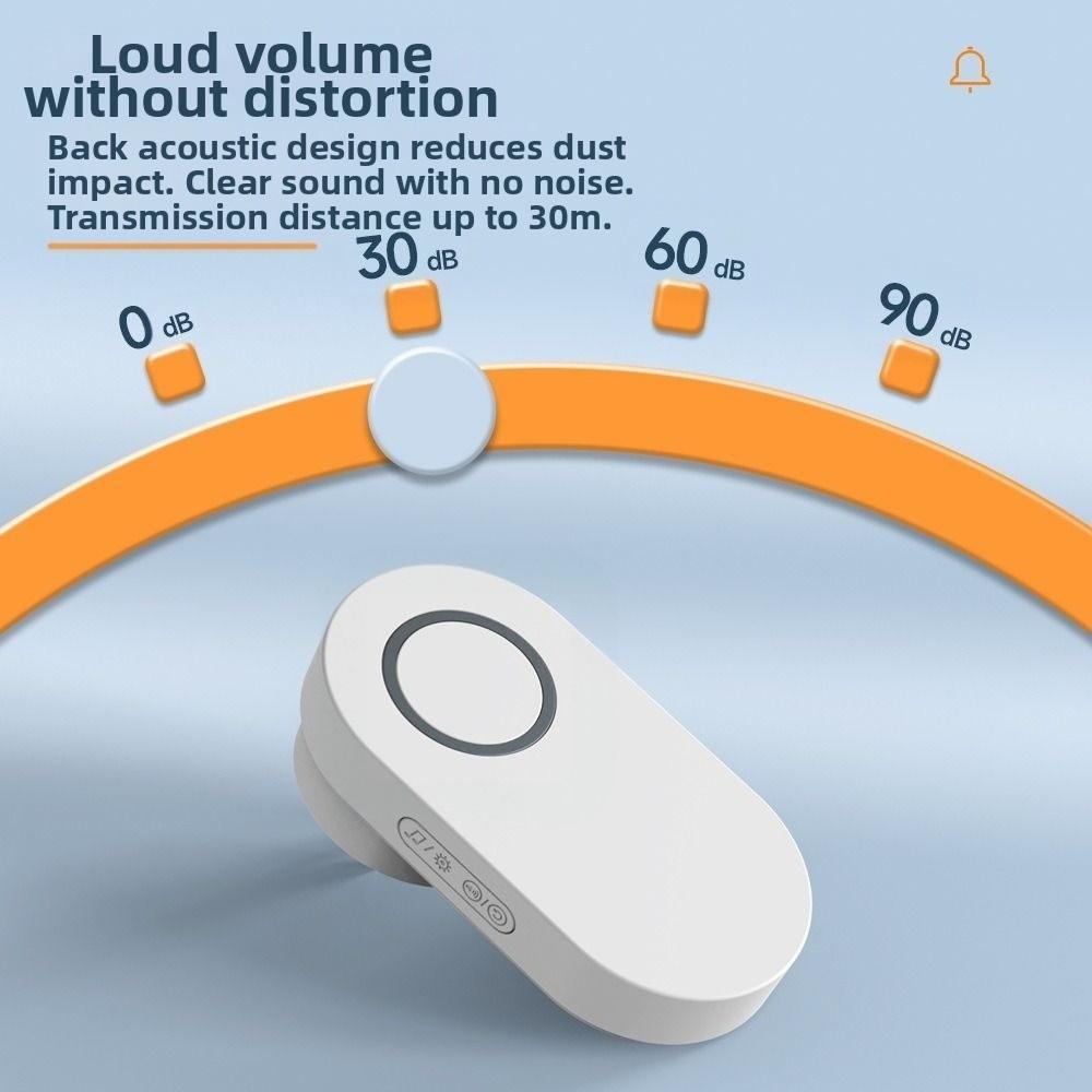 High Volume Wireless Doorbell Waterproof Door Chime Kit Induction Door Bell  Office