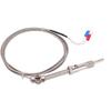 K Type Compression Spring Thermocouple Shielded Thermocouple Wire Probe for Factory
