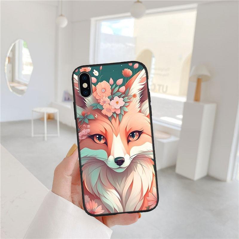 BF60 Fox funny Art Phone Case for Samsung Galaxy M06 M15 M16 M35 M55 M56 A36 A42 A50 A50S A51 A52 A32 A33 A05 A05S A06 A16 A20