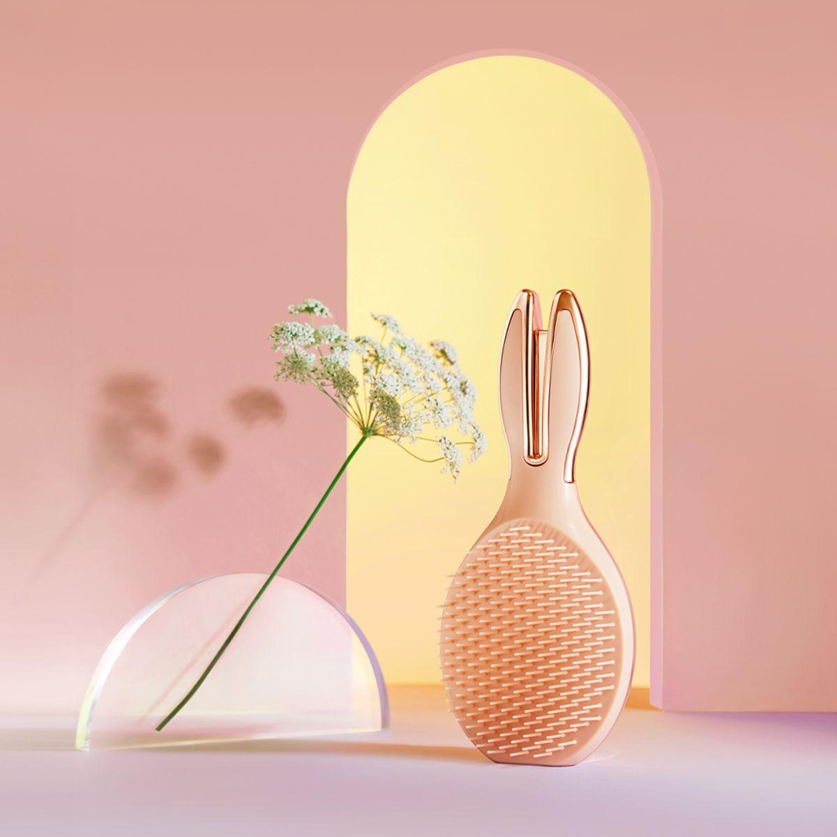 Tangle Rabbit Brush Rose Gold (Hard Type)