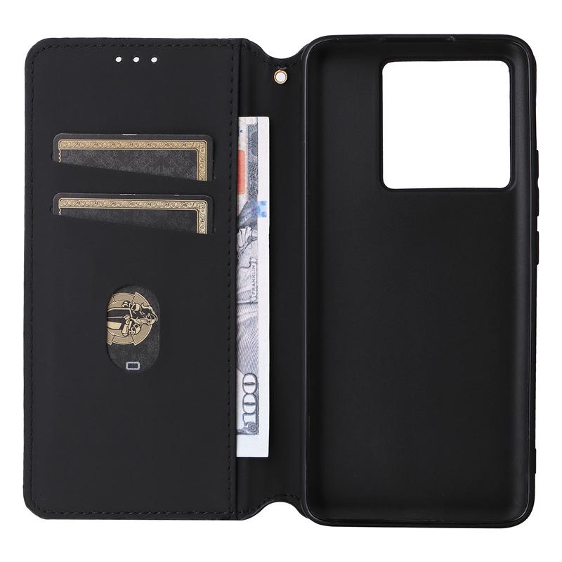 Redmi K60 Ultra Leather Case with Card Holder & Magnetic Stand