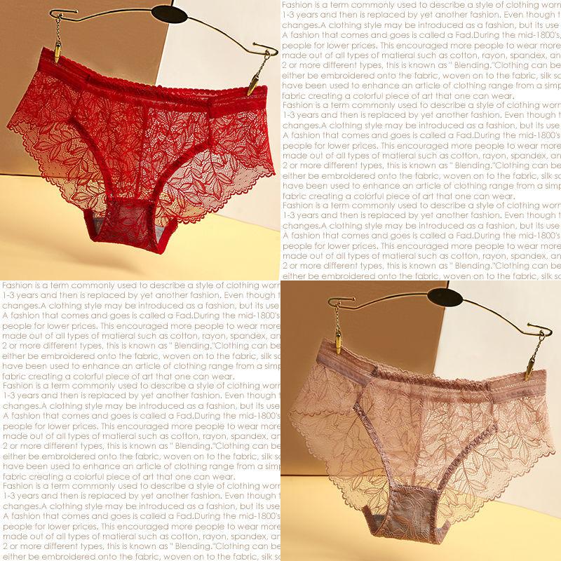 Hochwertige Damenhöschen Transparente Unterwäsche Frauen Spitze Weiche Slips Sexy Dessous Dessous