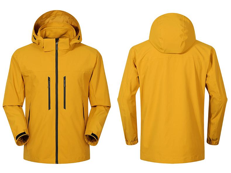 Bird's House Group Unisex Three-in-One Windbreaker Jacket - Water-resistant, Heat-Sealed, Print Logo, Ideal for Outdoor & School Use